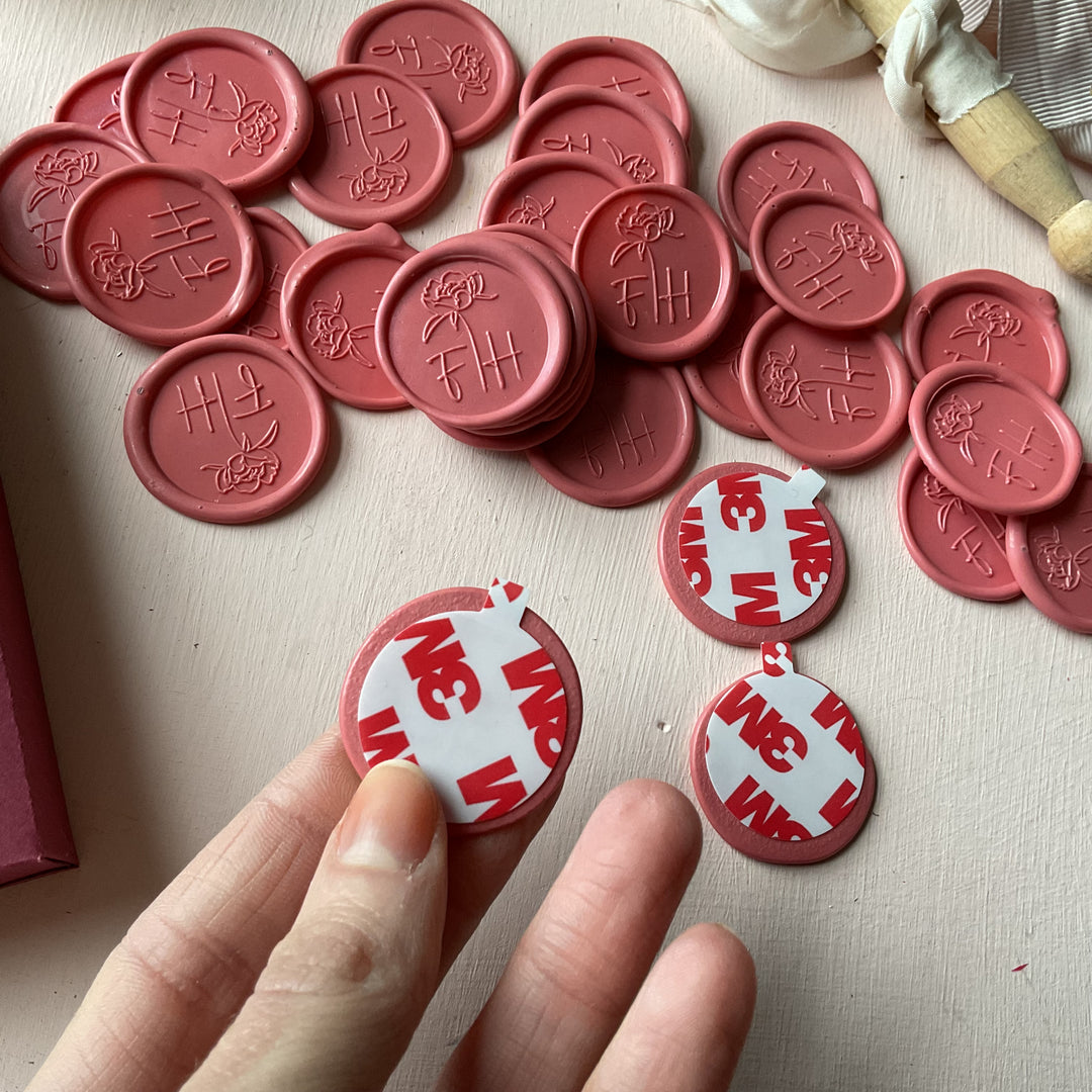 'Peony' Monogram Wax Seals