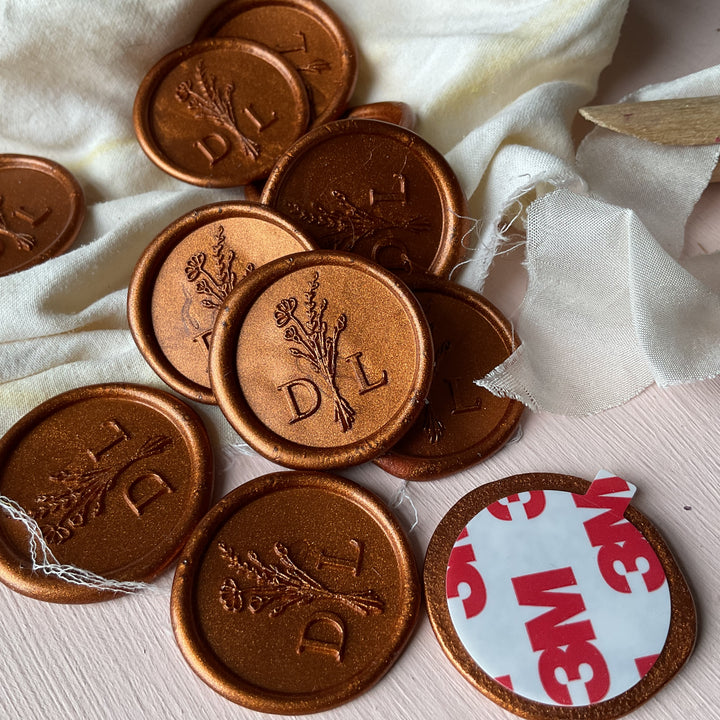 25mm 'Bouquet' Monogram - Wax Seals