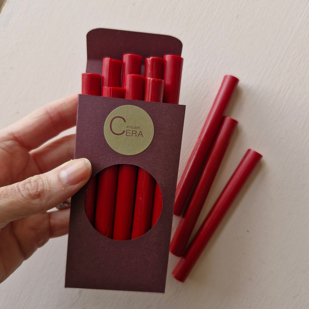 10 Pack of 11mm Sealing Wax - Marylebone Red