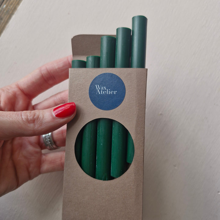 Brirish Racing Green : Box of 5 : 11mm Wax Sticks