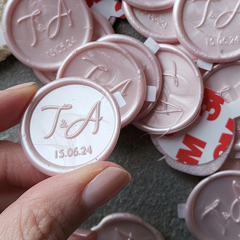 'Olivia' Monogram- Wax Seals - THE LITTLE BLUE BRUSH  