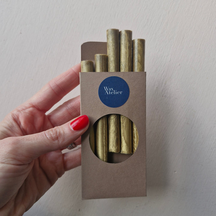 Knightsbridge Gold : Box of 5 : 11mm Wax Sticks