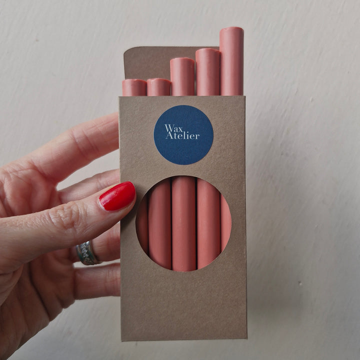 Antique Pink Box of 5 - 11mm Wax Sticks