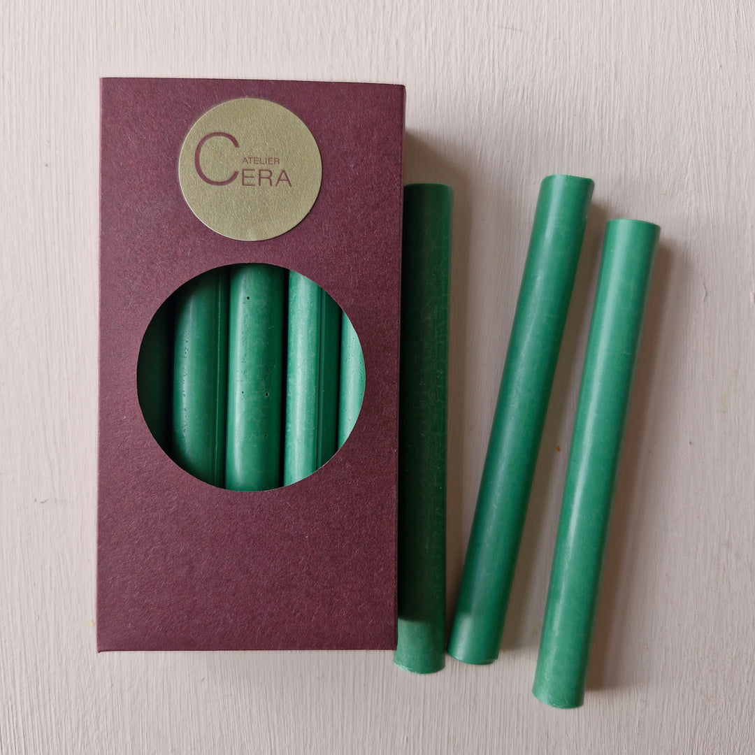 10 Pack of 11mm Sealing Wax -  Evergreen