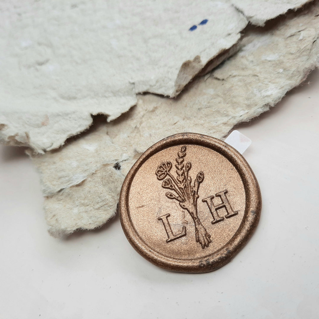 25mm 'Bouquet' Monogram - Wax Seals