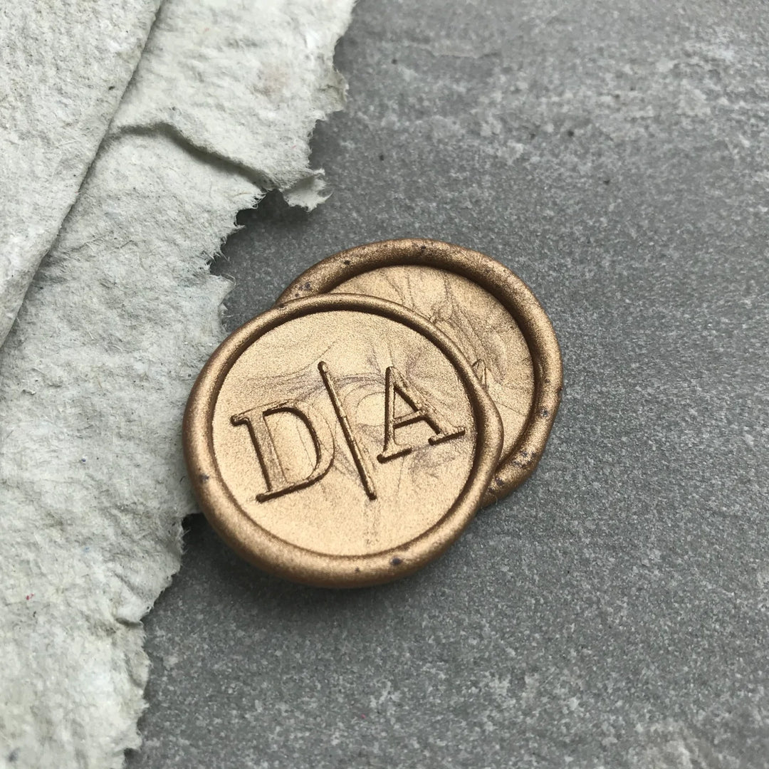 'Modern' Monogram Wax Seals